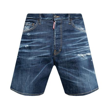 Dsquared2 Boxer Korte Broek , Blauw , Heren , Maat: L