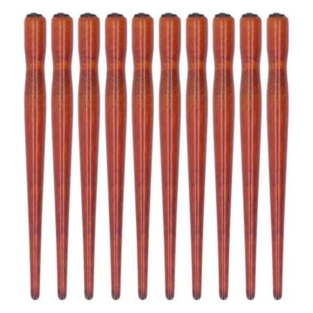 HURRISE pennhållare i trä - 10 stycken - för konst och engelsk kalligrafi