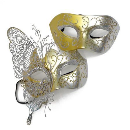 Butterfly Lady Masquerade Halloween Party Mask