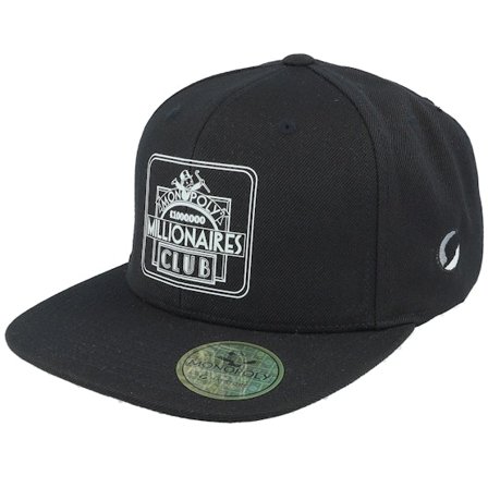 Monopoly - Black snapback Czapka Z Daszkiem - Millionaires Club Black Snapback @ Hatstore