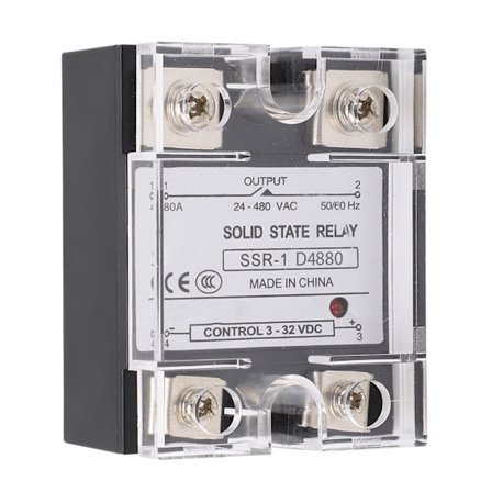 Solid State -rele 80A Nopea kytkentä Alhainen häiriö DC - AC SSR -rele 3-32VDC Ohjaus 24-480VAC Kuorma