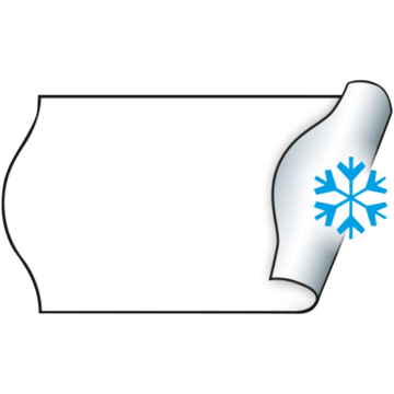 Etiketter Kyl- & frysprodukter 22x12mm Vit