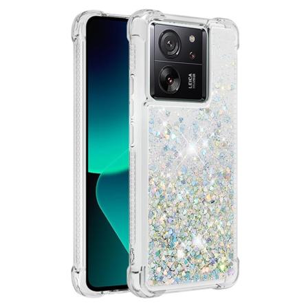Glitter Bling TPU Cover Xiaomi 13T Pro Sølv
