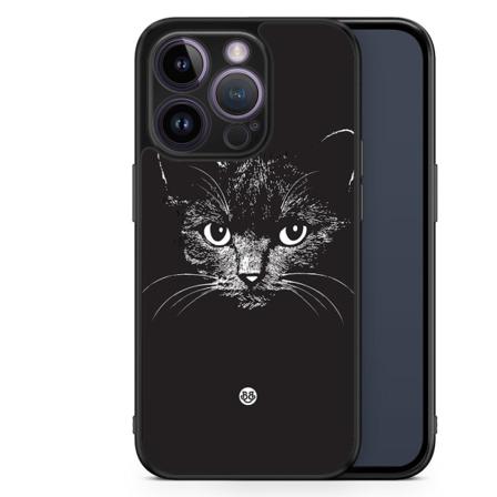 Bjornberry Skal iPhone 14 Pro -Svart/vit katt