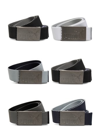 PUMA Golf Web Belt - Grey - ONE SIZE