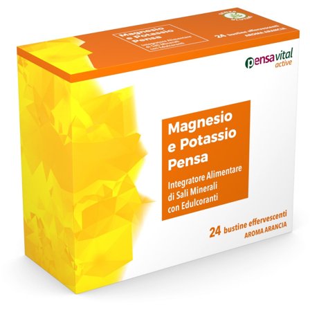 Magnesio E Potassio Arancia 24 Bustine Effervescenti