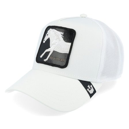 Goorin Bros. - White trucker Czapka Z Daszkiem - Platinum High Core White Trucker @ Hatstore
