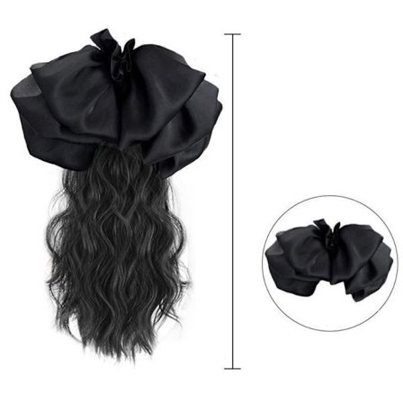 Hair Claw Clips Barrette Hårnål SVART 2 2