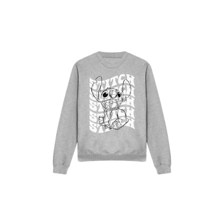 Lilo & Stitch Unisex Vuxen Skiss Namn Upprepa Sweatshirt S Spor