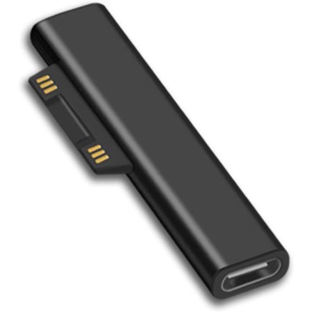 Uusin malli 2025 Naaras USB C - Surface Pro -sovitin Surface-kannettavan laturille 36W 44W 65W Surface Pro 3 4 5 6 7 8 9 10 Book 1 2 3 -laitteille