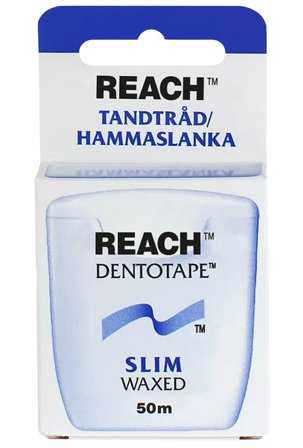 Reach Dentotape Slim Tandtråd 50 m, Medicin & Pleje, Mund & Tandpleje, Tandtråd