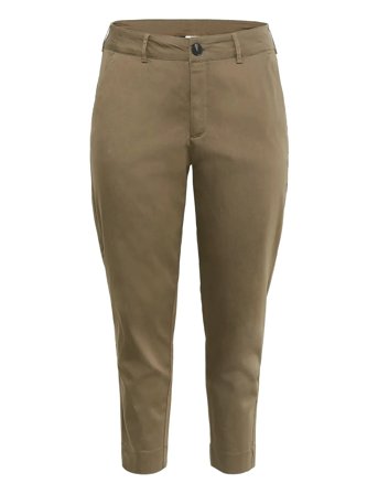 Kcleana Chino 7/8 Pants Khaki Kaffe Curve