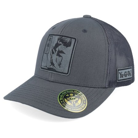 Yu-Gi-Oh! - Grey trucker Czapka Z Daszkiem - Seto Kaiba Grey Engraved Grey Trucker - Yu-Gi-Oh @ Hatstore