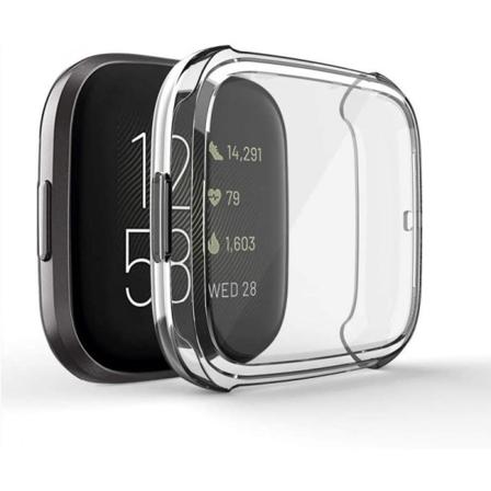 Heltäckande Ultrunnt Tpu Skal Fitbit Versa 2 Liquid Transparent