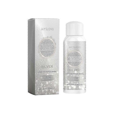 Jaysuing Silver Flash Spray Yinhui Glans Skapa Party Fokus Nyckelben Hud Highlight Spray