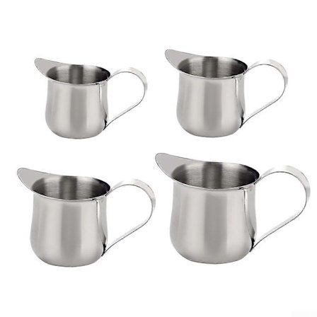 Mjölkskumningskanna 150ml Rostfritt Stål för Espresso Latte Cappuccino Lätt att Rengöra