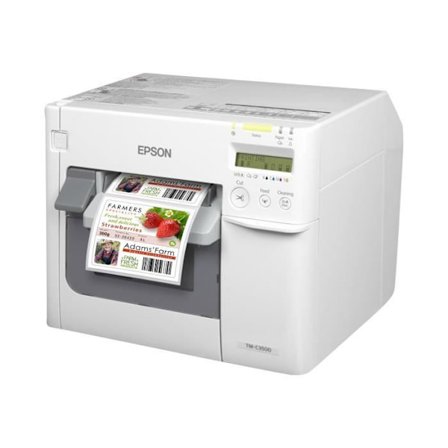 Epson TM C3500 färgetikettskrivare - Bläckstråle - 112 mm - 720 x 360 dpi - LAN, USB-värd