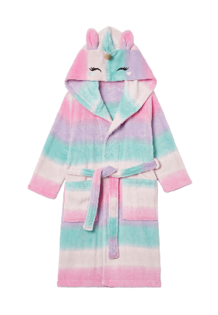 Å KIDS Morgonrock i fleece FOREST Morgonrockar 146/152