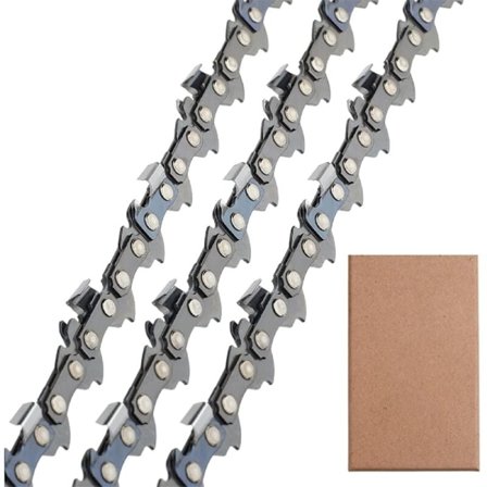 3-pakning Lavt Tilbakeslag Motorsagkjede 3/8"LP 50 Lenker 1,1 mm 35 cm Kompatibel for Stihl 009-023 MS170-210