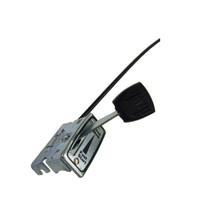 Universell gasshendel gasskontroll med kappe og stiv kabel, kompatibel skrumontert gressklipper kultivator med Z-spiss