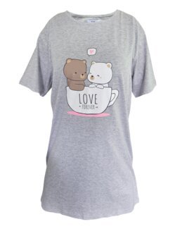 Big-Tee Grå - Louise