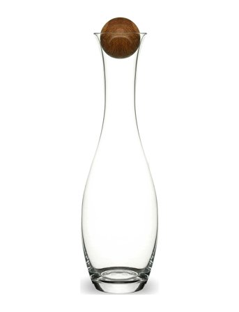 Nature Wine/Water Carafe With Oak Stopper Sagaform