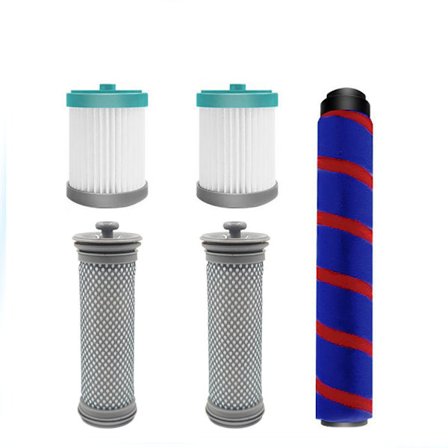 Børstevalse-sæt, hovedbørsteudskiftning med filter, kompatibel med TINECO A10 A11 EA10 PURE ONE S12 S11X1 støvsugertilbehør