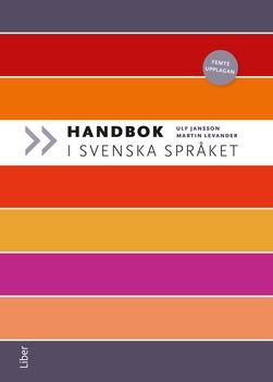 Handbok i svenska språket, ISBN: 9789147148264