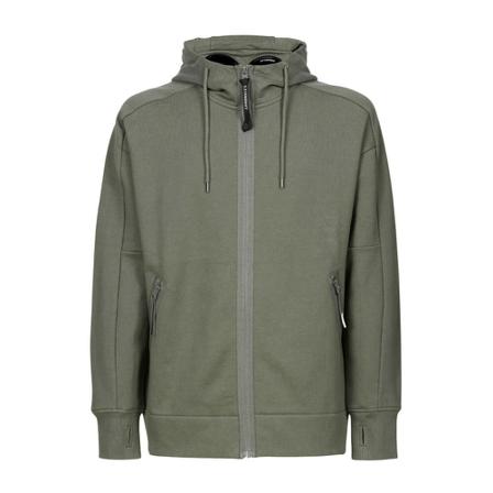 C.p. Company Zip-throughs , Groen , Heren , Maat: S Hoodies & sweatvesten