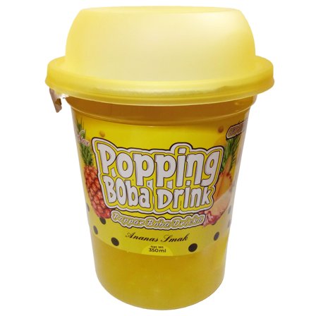 Ananasdryck med Poppar Boba 350 ml