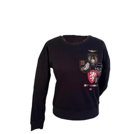 Aeronautica Militare Sweatshirts ; Hoodies Blå, Dame