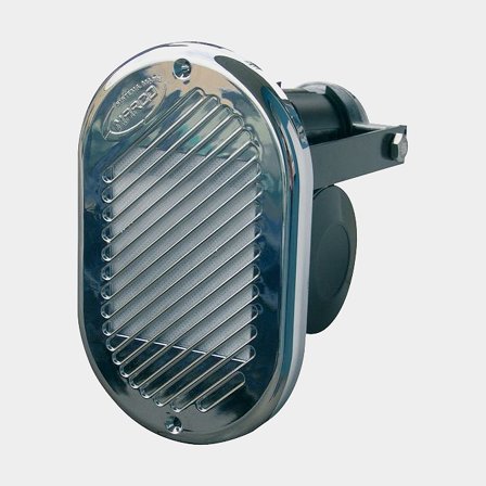 Corno da segnalazione barca 12 V Marco HURRICANE Built-in Air with Grill Chromed, plastica, a compressore, da incasso