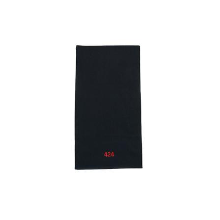 424 Logo Embroidery Scarf , Zwart , Heren , Maat: ONE Size Sjaals