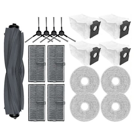För L40 Ultra AE / L40S Ultra CE / D20 Ultra Delar Huvudsidoborste Filter Moppduk Dammpåse Tillbehör