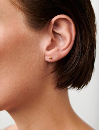 Pernille Corydon Adore Creoles - Gold - ONE SIZE