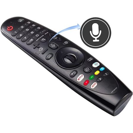 LG Fjärrkontroll Magic Remote kompatibel med många LG-modeller, Netflix och Prime Video snabbknappar null ingen (Mus med röst)