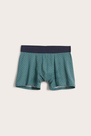 Kappahl | Mønstret boxer | Mørkegrønn