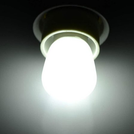 5 kpl 2W 1LED himmennettävää jääkaappilamppua E14 E12