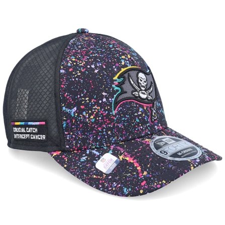 New Era - NFL - Black - trucker - Cap - Tampa Bay Buccaneers NFL Crucial Catch 9FORTY A-Frame Trucker - Hatstore