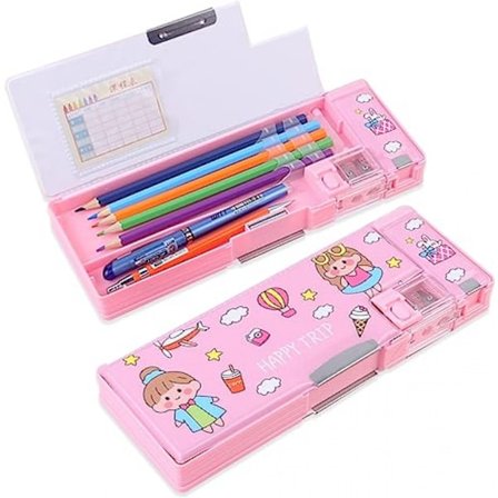 Pop Up Multifunktion Blyantsæske til Piger og Drenge, Sød Tegneserie Pen Box, Skoleartikler, Bedste Fødselsdagsgaver til Børn