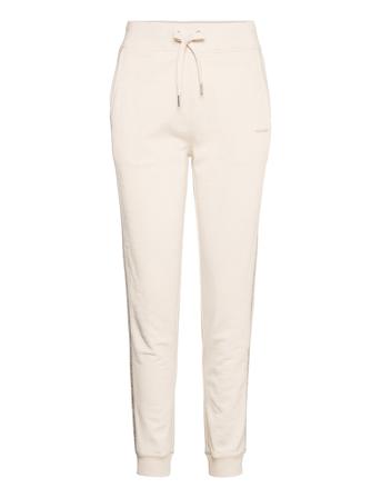 Logo Trim Jog Pants Joggebukser Pysjbukser Hvit Calvin Klein Jeans