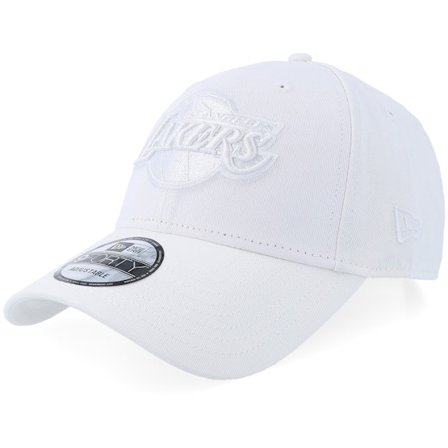 New Era - NBA Blanc adjustable Casquette - Los Angeles Lakers NBA Essential 9FORTY White Adjustable @ Hatstore