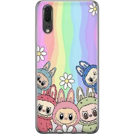 Kompatibel Mobilcover til Huawei Huawei P20 Regnbage