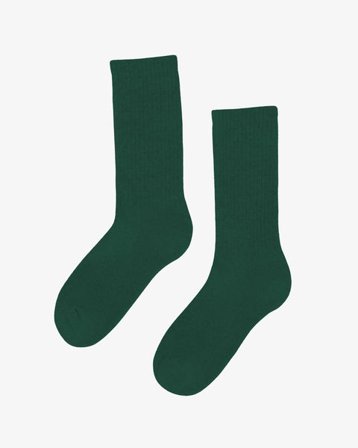 Organic Active Sock - Emerald Green