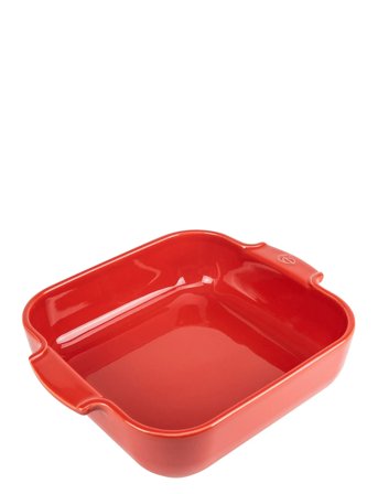 Peugeot Appolia Keramik Firkantet Rød 28 Cm - Red - 28 CM