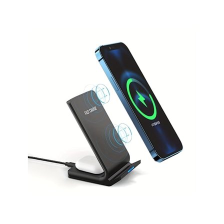 [LCS] 2-in-1 langaton pikalaturi puhelimille ja kuulokkeille iPhone, Samsung, Xiaomi