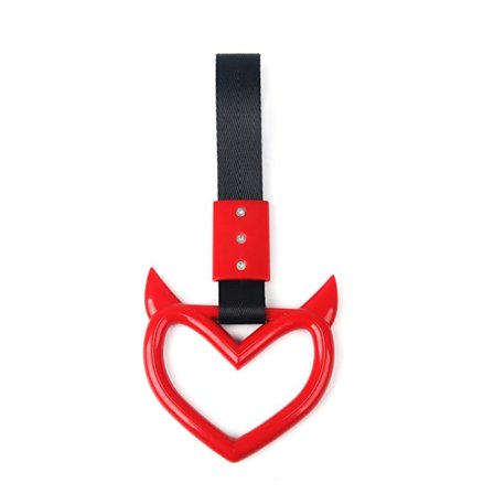 Håndtag Strap Charm Trækkering RØD