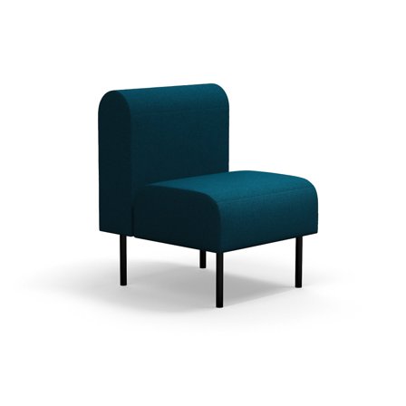 Modulsofa VARIETY, 1-Sitzer, Stoff Blues CSII, petrol