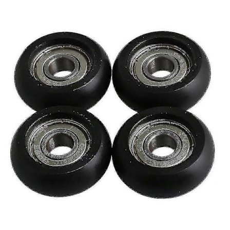 4 Set Svart Lagerstål Guide Remhjul Kullager 8x32x12mm JR2025032600467