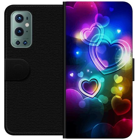 Kompatibel Tegnebogsetui til OnePlus OnePlus 9 Pro NeonKærlighed